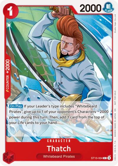 Thatch (Tournament Pack 2026 Vol. 4) - ST15-004 - Common - One Piece Promotion Cards