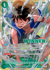 I Know You're Strong... So I'll Go All Out from the Very Start!!! (Winner Pack 2026 Vol. 4) - OP13-040 - Rare - One Piece Promotion Cards