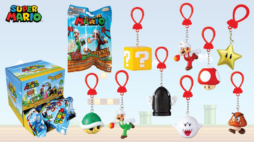 SUPER MARIO FIGURE HANGERS S2 IN CDU