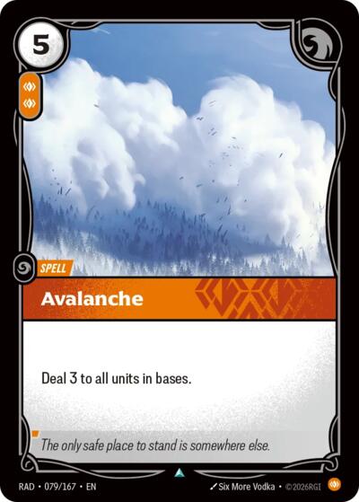 Avalanche - 079/167 - Uncommon - Radiance