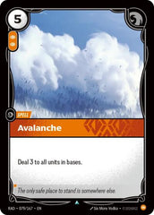 Avalanche - 079/167 - Uncommon - Radiance