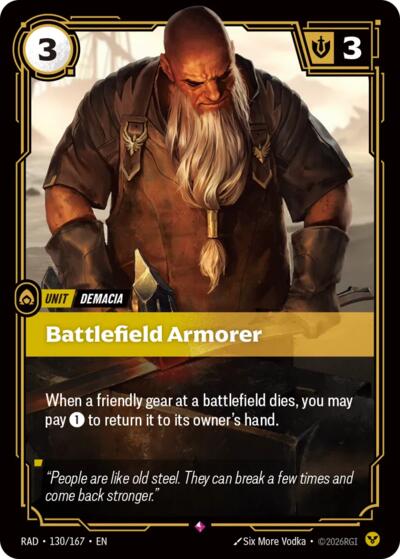 Battlefield Armorer - 130/167 - Rare - Radiance