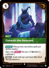 Consult the Heavens - 025/167 - Common - Radiance