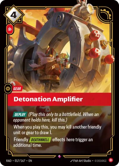 Detonation Amplifier - 017/167 - Rare - Radiance