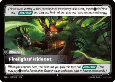 Firelights' Hideout - 162/167 - Uncommon - Radiance