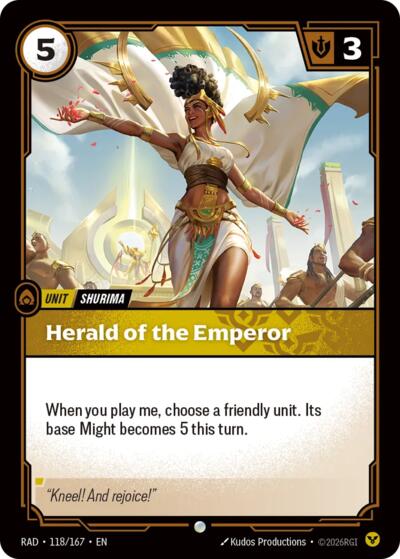 Herald of the Emperor - 118/167 - Common - Radiance