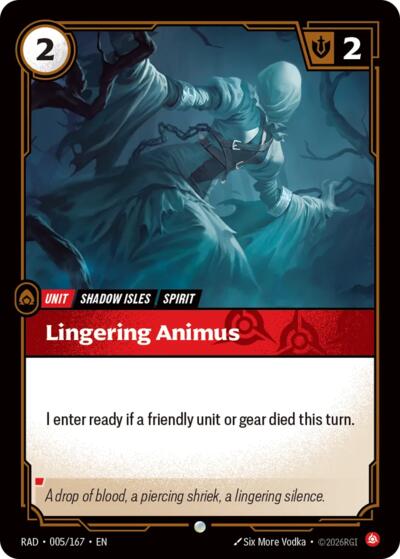 Lingering Animus - 005/167 - Common - Radiance