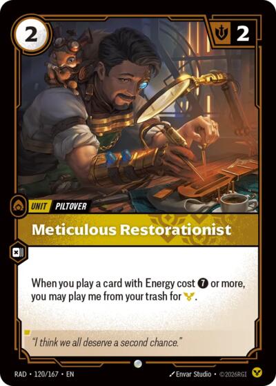Meticulous Restorationist - 120/167 - Common - Radiance