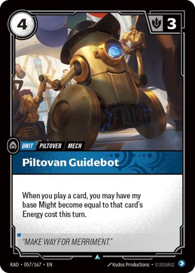 Piltovan Guidebot - 057/167 - Uncommon - Radiance