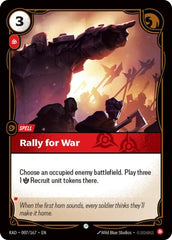 Rally for War - 007/167 - Common - Radiance