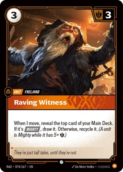 Raving Witness - 074/167 - Common - Radiance