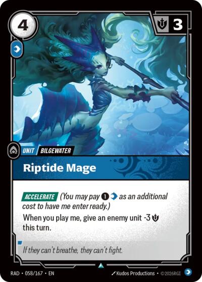 Riptide Mage - 058/167 - Uncommon - Radiance