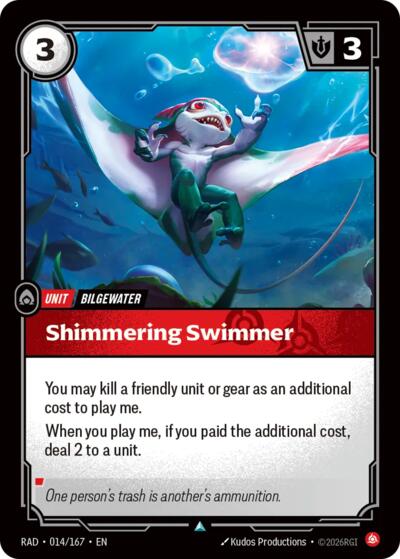 Shimmering Swimmer - 014/167 - Uncommon - Radiance