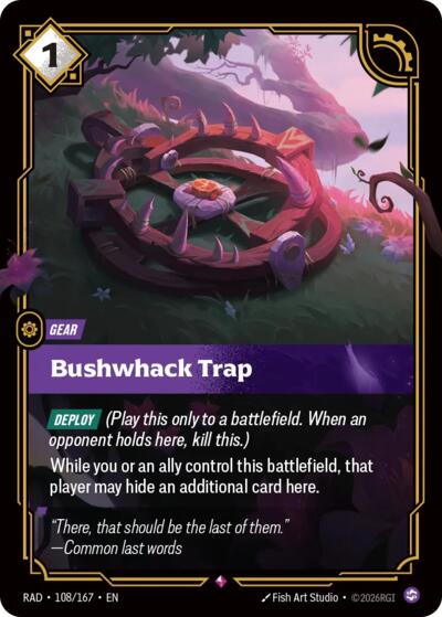 Bushwhack Trap - 108/167 - Rare - Radiance