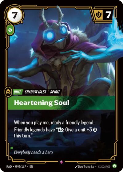 Heartening Soul - 040/167 - Rare - Radiance