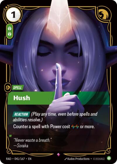 Hush - 041/167 - Rare - Radiance