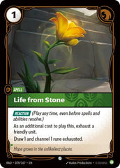Life from Stone - 029/167 - Common - Radiance