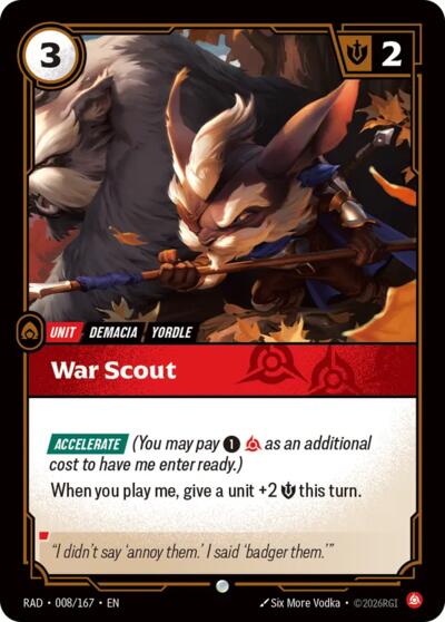 War Scout - 008/167 - Common - Radiance