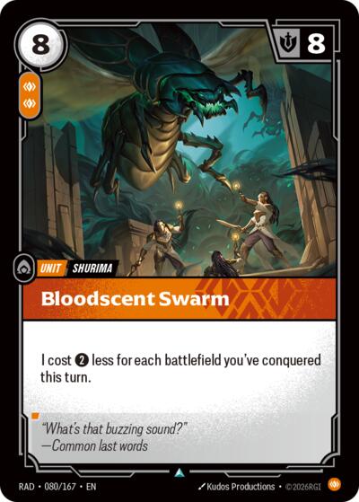 Bloodscent Swarm - 080/167 - Uncommon - Radiance