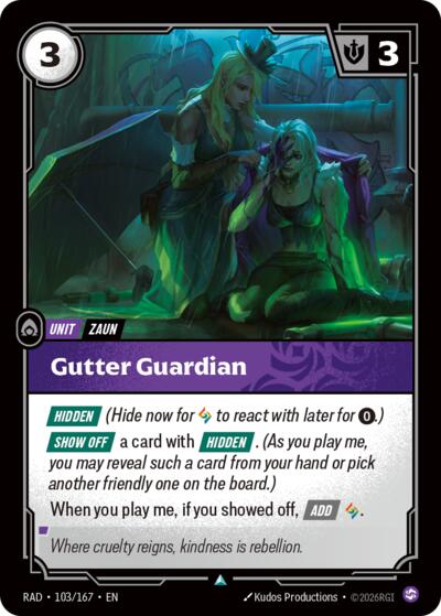 Gutter Guardian - 103/167 - Uncommon - Radiance