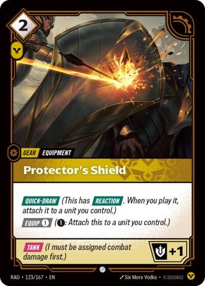 Protector's Shield - 123/167 - Common - Radiance