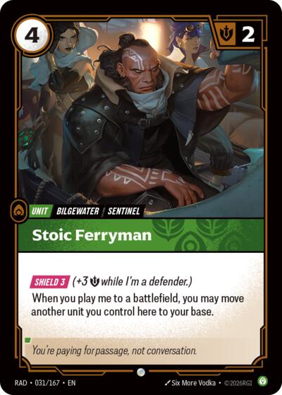 Stoic Ferryman - 031/167 - Common - Radiance
