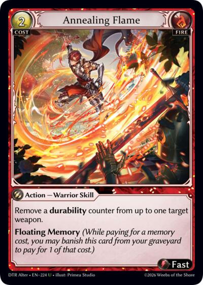 Annealing Flame - 224 - Uncommon - Distorted Reflections Alter Edition