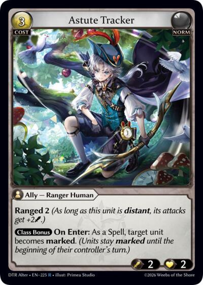 Astute Tracker - 225 - Rare - Distorted Reflections Alter Edition