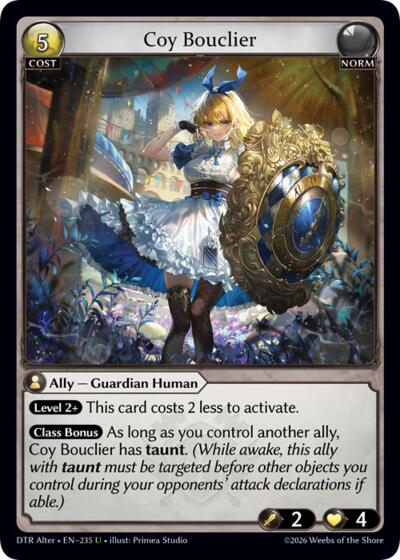 Coy Bouclier - 235 - Uncommon - Distorted Reflections Alter Edition
