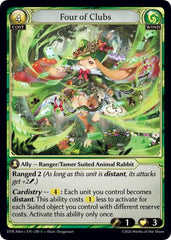 Four of Clubs - 240 - Uncommon - Distorted Reflections Alter Edition