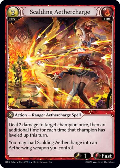 Scalding Aethercharge - 259 - Rare - Distorted Reflections Alter Edition