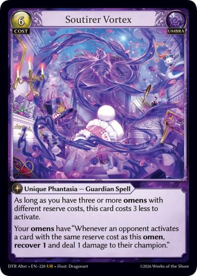 Soutirer Vortex - 220 - Ultra Rare - Distorted Reflections Alter Edition