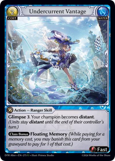 Undercurrent Vantage - 275 - Uncommon - Distorted Reflections Alter Edition