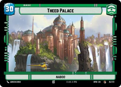 Theed Palace // Weakness - 25/272 // T02/05 - Common - Homeworlds