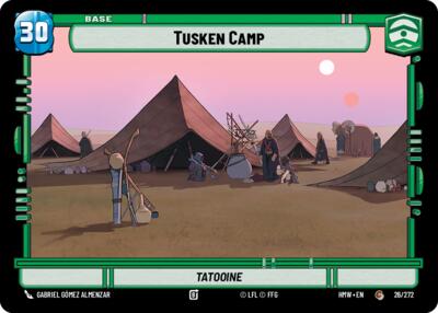 Tusken Camp // Shield - 26/272 // T01/05 - Common - Homeworlds