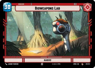 Bioweapons Lab // Weakness - 27/272 // T02/05 - Common - Homeworlds