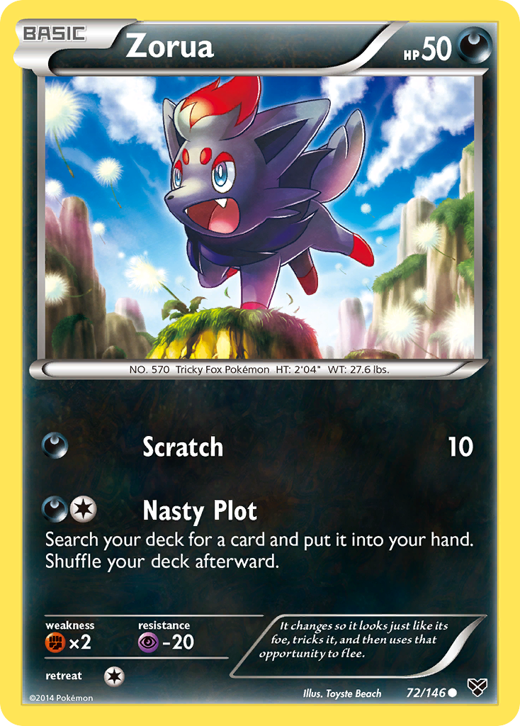 Zorua - 072/146 - XY