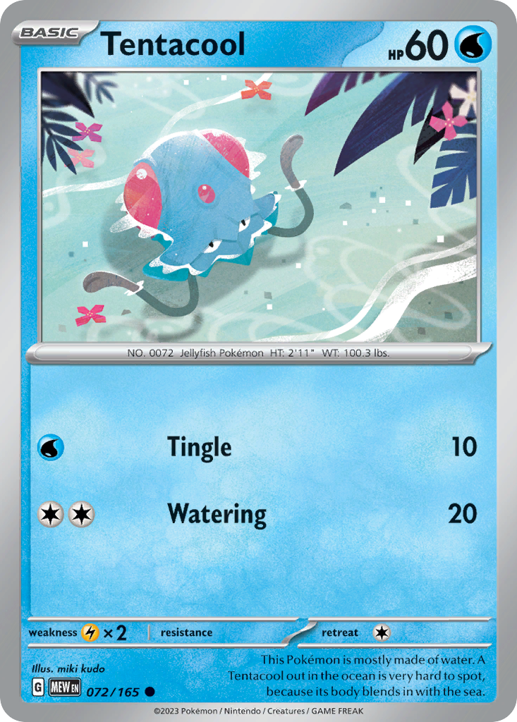 Tentacool - 072/165 - 151