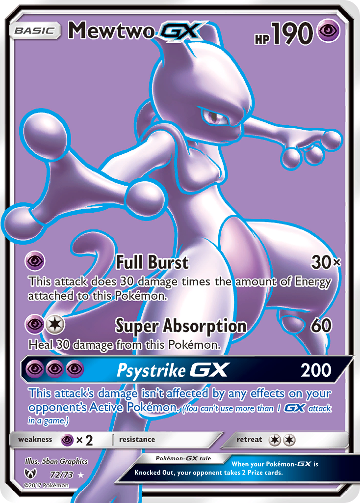 Mewtwo-GX - 72/73 - Shining Legends