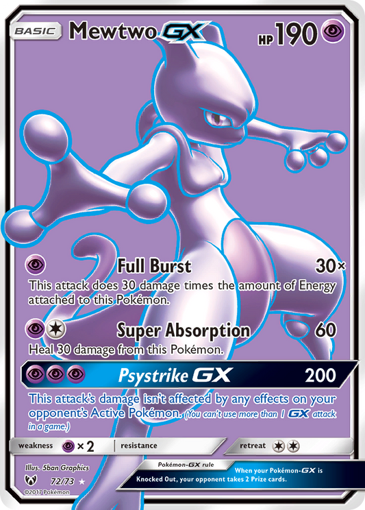 Mewtwo-GX - 72/73 - Shining Legends