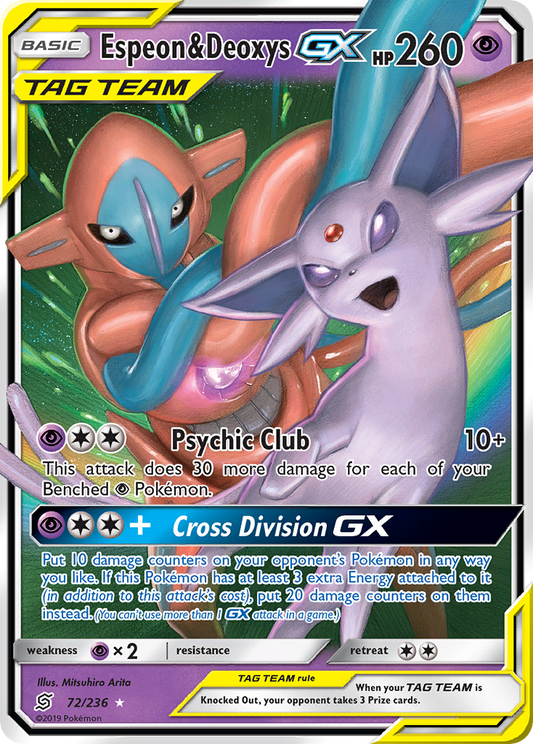 Espeon & Deoxys-GX - 072/236 - Unified Minds