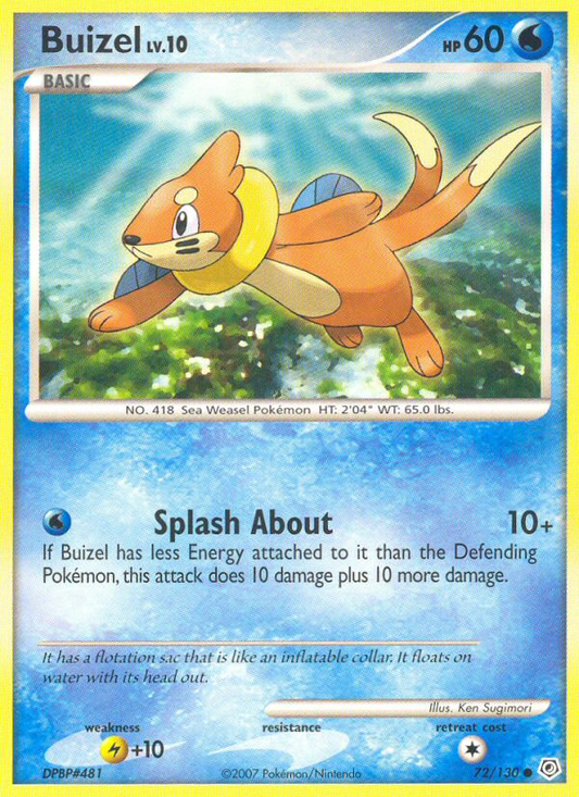 Buizel - 072/130 - Diamond & Pearl