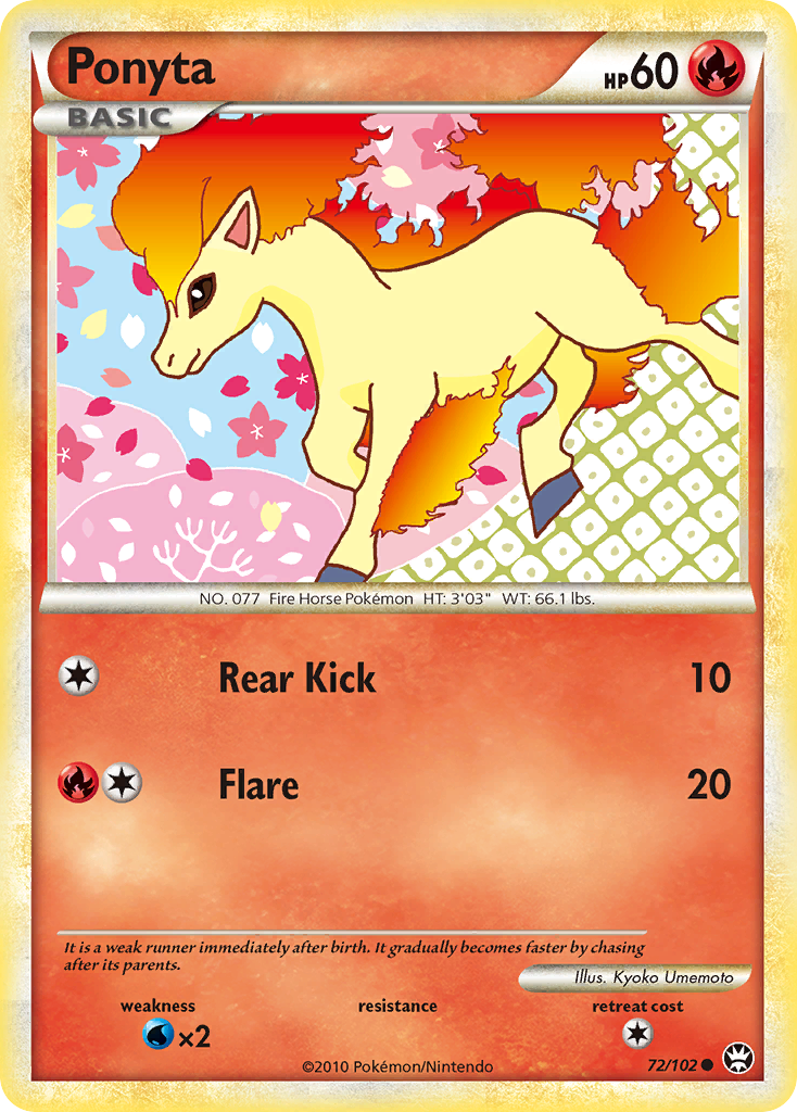 Ponyta - 072/102 - HS—Triumphant