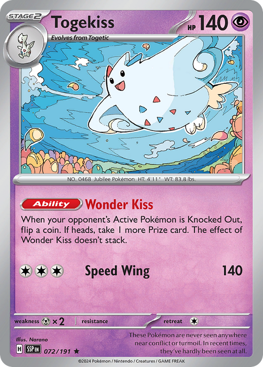 Togekiss - 072/191 - Surging Sparks