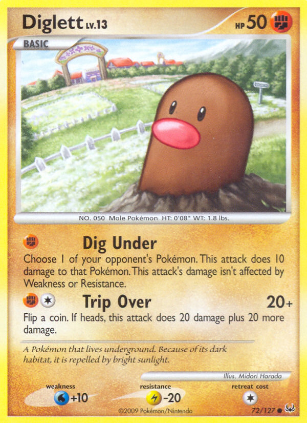 Diglett - 072/127 - Platinum