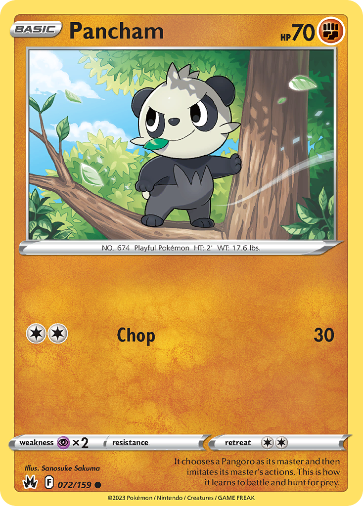 Pancham - 072/159 - Crown Zenith