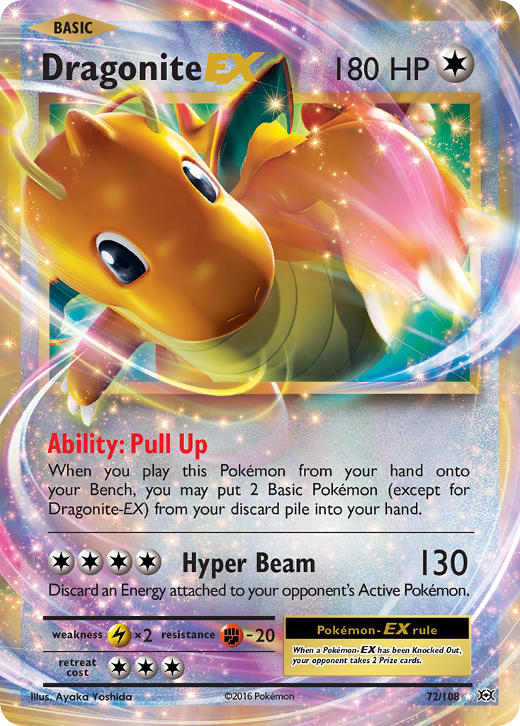 Dragonite-EX - 072/108 - Evolutions