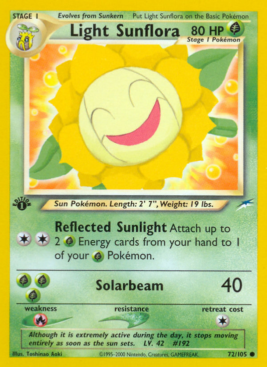 Light Sunflora - 072/105 - Neo Destiny