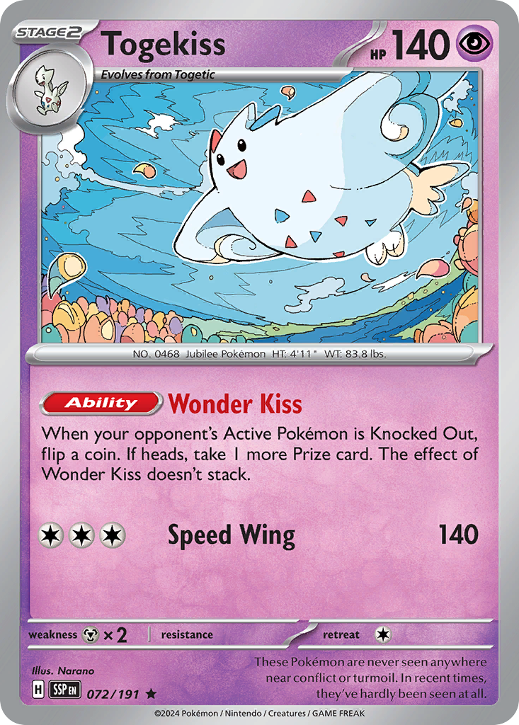 Togekiss - 072/191 - Surging Sparks