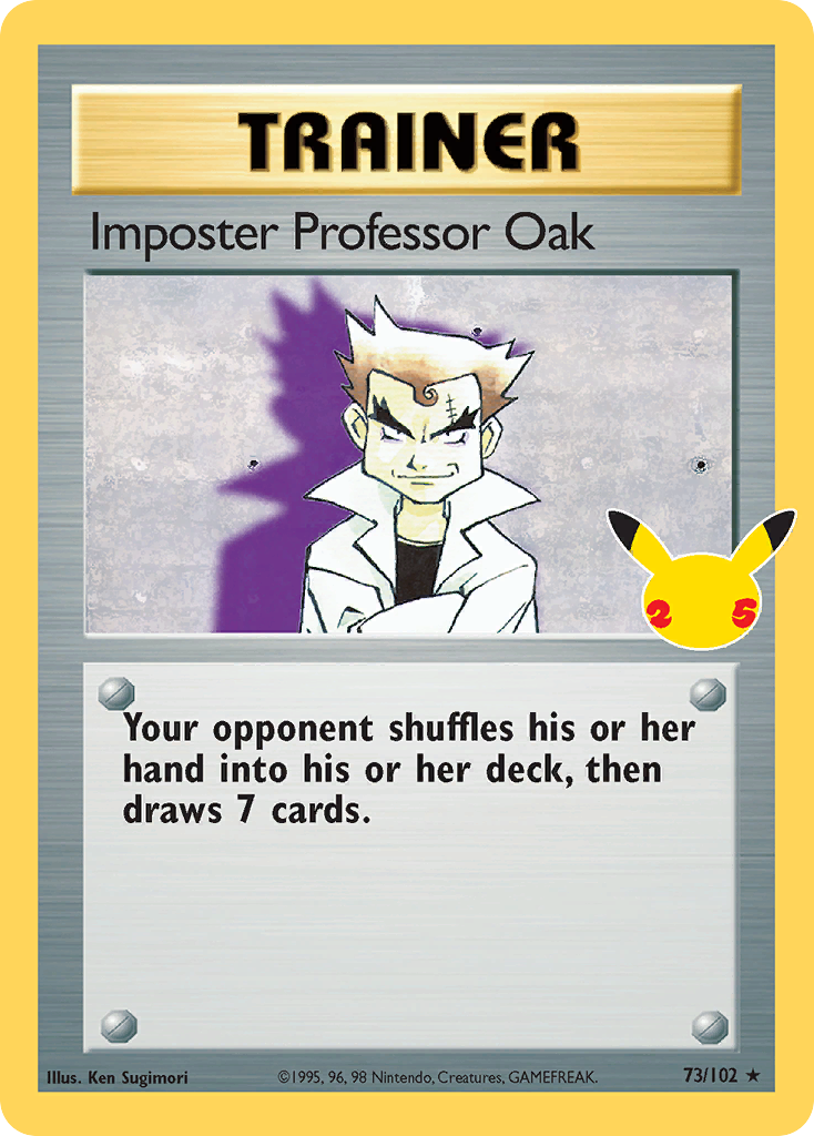 Imposter Professor Oak - 73/25 - Celebrations: Classic Collection